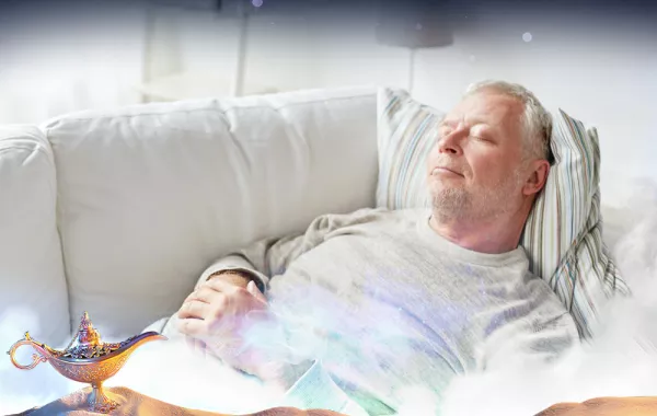 ما تفسير الحلم بوالدي الميت ممدد على الكنبة؟