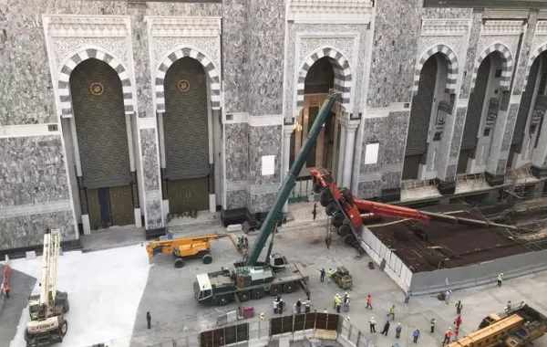 ملابسات سقوط الرافعة في المسجد الحرام
