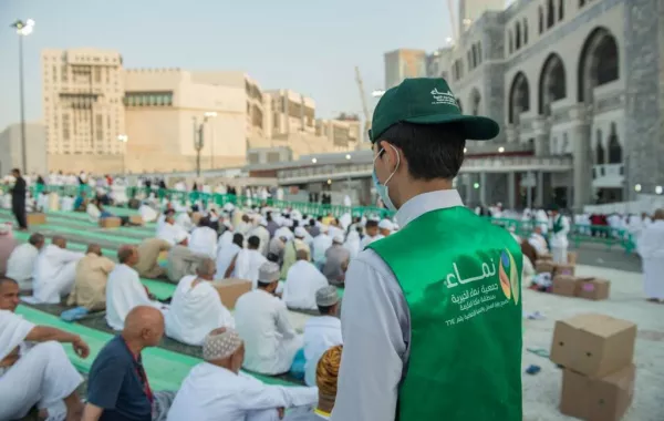 جمعية نماء الخيرية تدشن مشروع إفطار صائم
