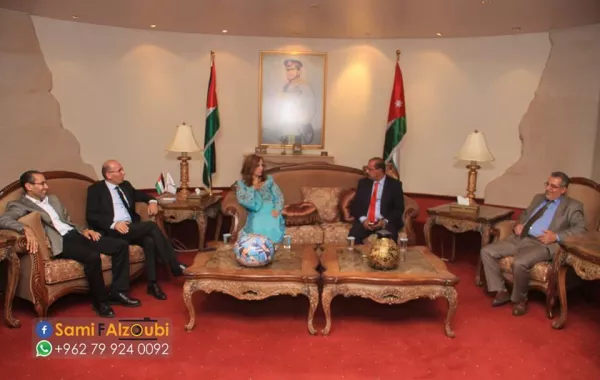 من استقبال وزيرة الثقافة الأردنية بسمة النسور.jpg