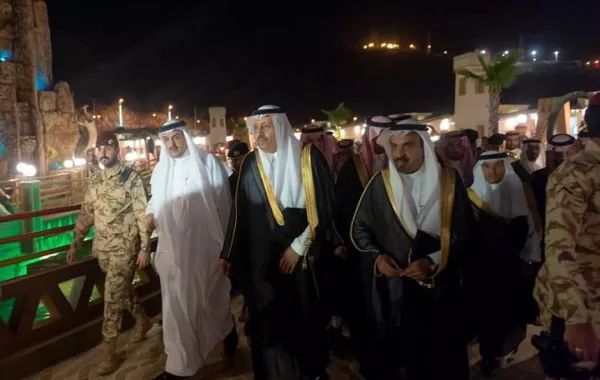 أمير منطقة الباحة يقوم بجولة في منتزه البرج السياحي بالمندق