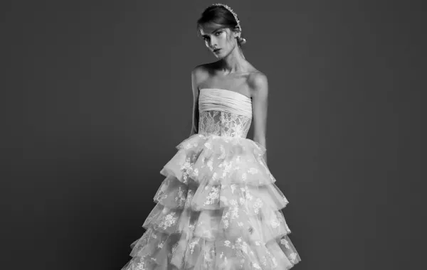 أجمل فساتين زفاف كشكش 2019