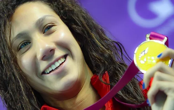 المصرية فريدة عثمان بطلة من ذهب