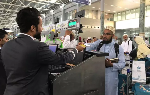 إنهاء إجراءات سفر 371351 حاجاً منذ بداية مرحلة المغادرة