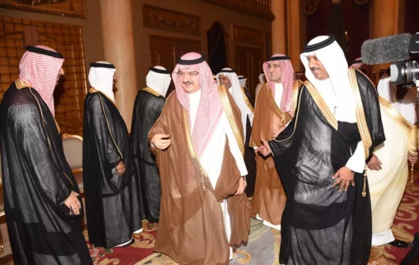 الأمير مشعل بن ماجد يحضر زفاف بن محفوظ
