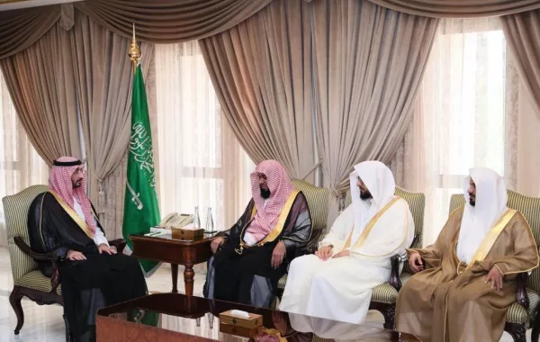عبدالله بن بندر يستقبل مدير عام فرع وزارة الشؤون الإسلامية والأوقاف والدعوة والإرشاد