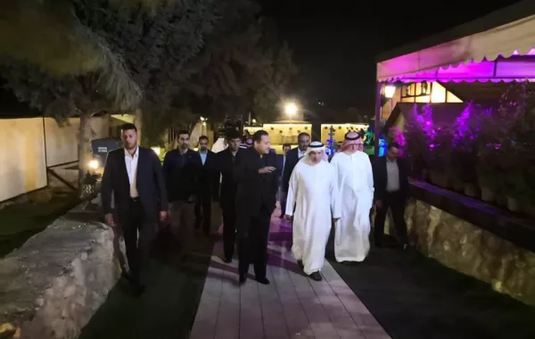 سفير المملكة لدى الأردن يقيم مأدبة عشاء للدكتور الربيعة