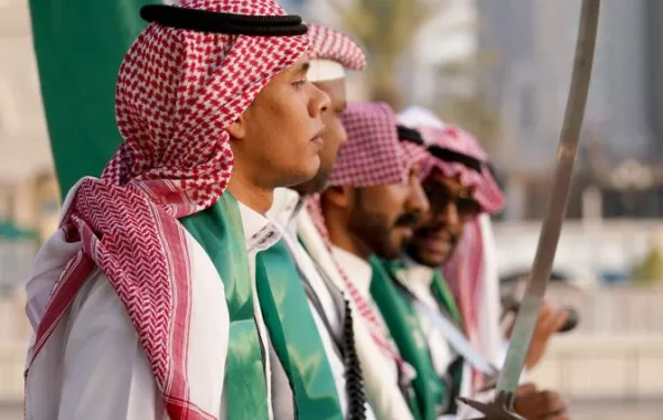 القصباء تحتفي باليوم الوطني السعودي الـ88