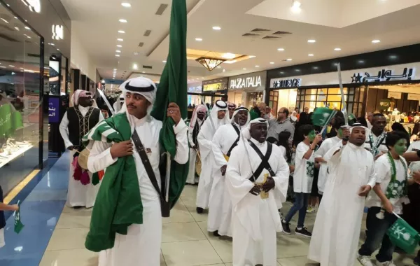 فعالية "صحارى مول" تبهج الأطفال في اليوم الوطني