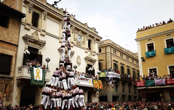 مهرجان القلاع البشرية ينطلق في برشلونة