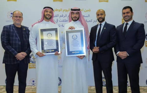 السعودية تدخل "غينيس" بأكبر كمية من الألعاب النارية