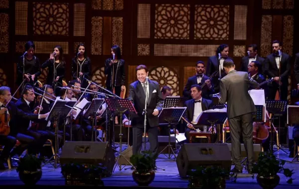 بالصور: هاني شاكر يفتتح مهرجان الموسيقى العربية