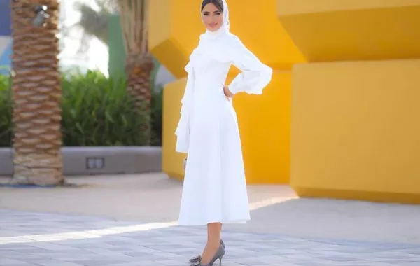 أجمل فساتين المحجبات باللون الأبيض خلال 2018