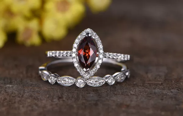 العقيق زينة مجوهرات عروس شهر يناير