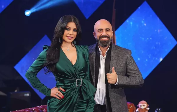 هيفاء وهبي تختار Alexandre Vauthier في إطلالتها مع هشام حداد
