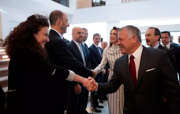 من استقبال الملك عبد الله والملكة رانيا.jpg