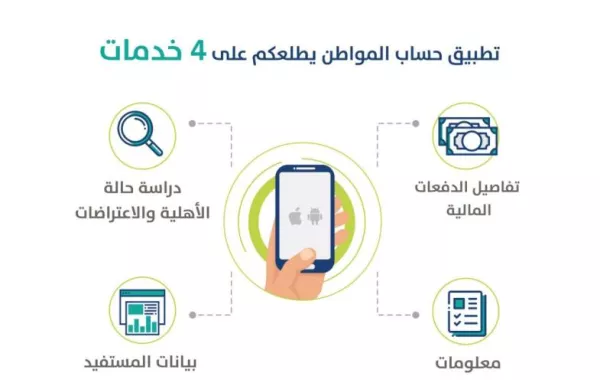 حساب المواطن" يطلق تطبيقًا جديدًا للأجهزة الذكية