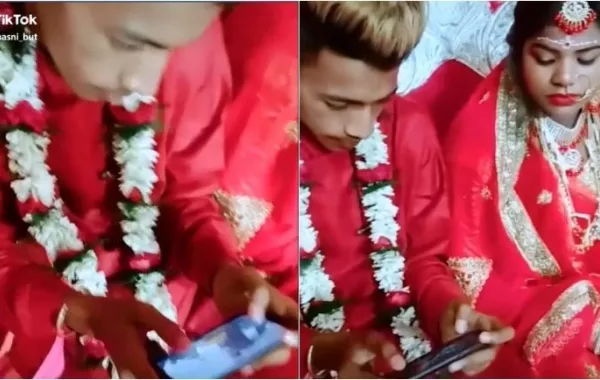 عريس يتجاهل عروسته في ليلة العمر بسبب «ببجي»