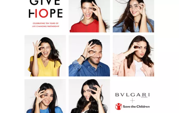 بولغري تحتفل بالذكرى العاشرة لشراكتها مع SAVE THE CHILDREN