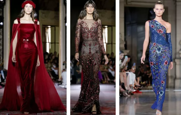 موديلات فساتين خطوبة عمودية 2020