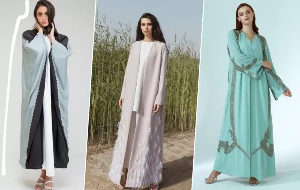 عبايات ملونة للعيد موضة صيف 2019