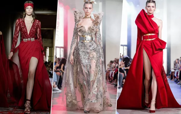 موديلات فساتين خطوبة بأحزمة 2020