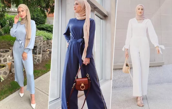 جمبسوت واسع على طريقة مدونات الموضة