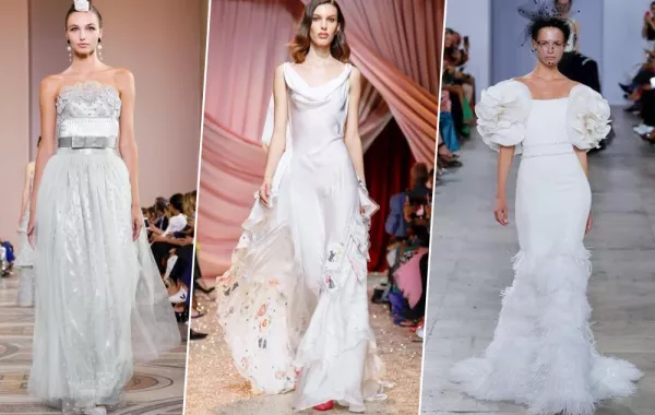 موديلات فساتين زفاف ناعمة 2020