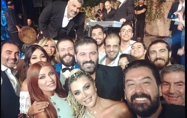 بالصور: فارس كرم و محمد اسكندر في حفل لنجوم الدراما السورية