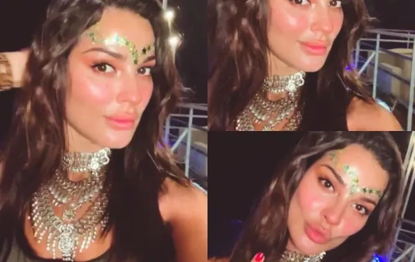نادين نجيم بإطلالة غجرية في حفل وداع عزوبية صديقتها
