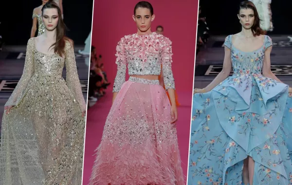 موديلات فساتين خطوبة مطرزة 2020