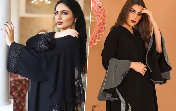 موديلات عبايات مع أكمام ناعمة موضة 2019
