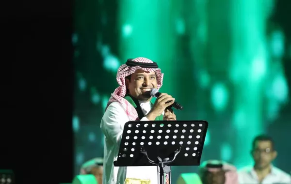 راشد الماجد وبلقيس يقدمان لوحات وطنية خالصة في حفلة اليوم الوطني السعودي الـ 89