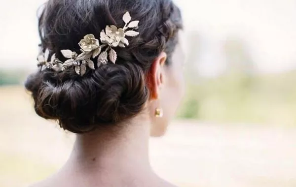 تسريحات لف شعر عروس من انستقرام