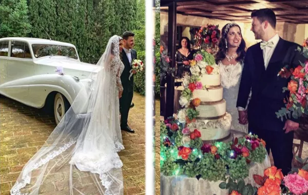 زفاف الكويتية شهد الحوال من إيطالي قرر إشهار إسلامه بسببها