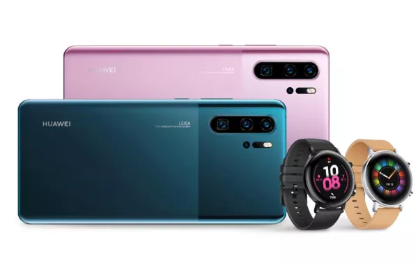 يقدم هاتف HUAWEI P30 Pro ألوان جديدة ويحافظ على مكانته كهاتف ذكي رائد مع كاميرا قوية وسيطرح قريبا فى الأسواق مع ساعة  HUAWEI WATCH GT 2 بقطر 42 ملم الأنيقة