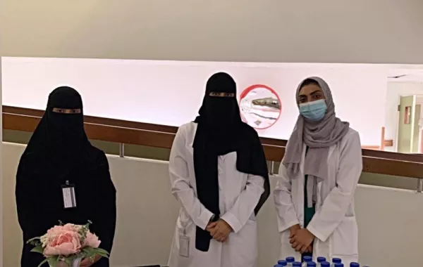 مشاركات في فعالية العلاج الطبيعبي 