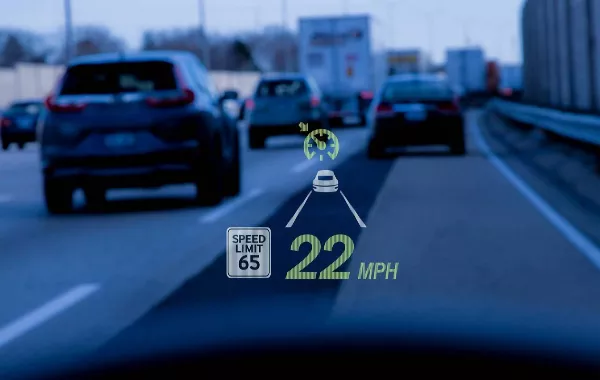 صورة لشاشة Head-up