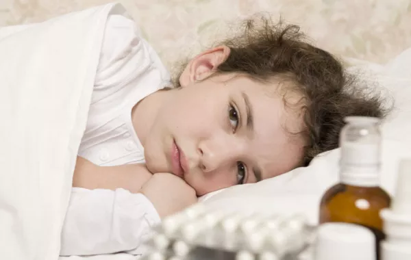 صورة لطفل يعاني من سكر الدم