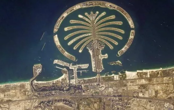 صورة لمدينة دبي. الصورة من حساب توماس بيسكيه على تويتر