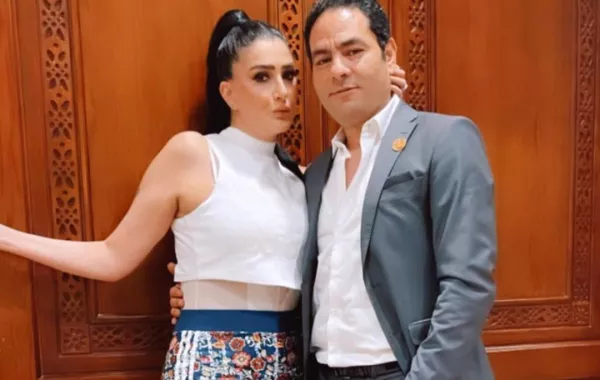 غادة عبد الرازق وزوجها - الصورة من حسابها على انستغرام