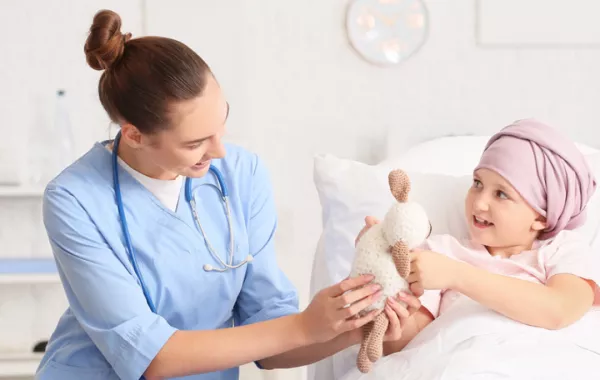 أطفال يعانون من الورم العضلي