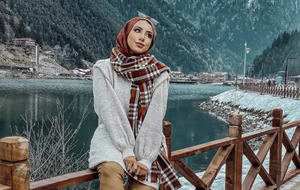 رهف الشامي بتنسيقات شتوية للمحجبات