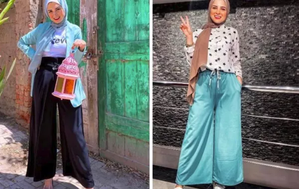 البنطال الواسع مع الحجاب من وحي جهاد البنا