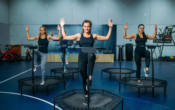 تمارين ترامبولين للنساء