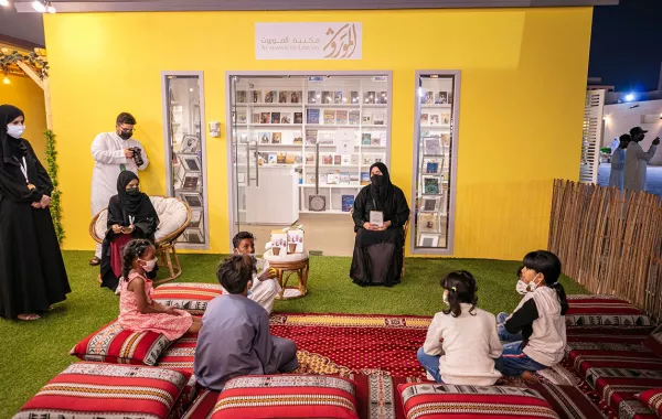 "مكتبة الموروث".. بيت يجمع الأطفال على الكتب والمسابقات