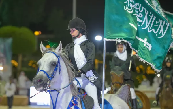 60 فارسًا وفارسة يتنافسون في نهائي دوري بوابة الدرعية لقفز الحواجز