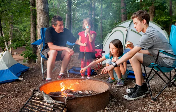 فوائد رحلات التخييم مع الأطفال