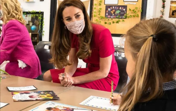 كيت ميدلتون متلهفة لرؤية مولودة هاري وميغان الجديدة