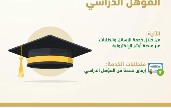 الأحوال المدنية تتيح خدمة تعديل المؤهل الدراسي عبر أبشر